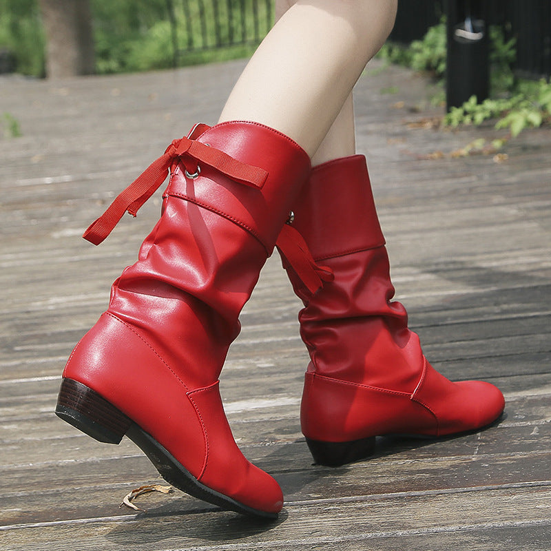 Damen Kniehohe Stiefel Echoarchiv