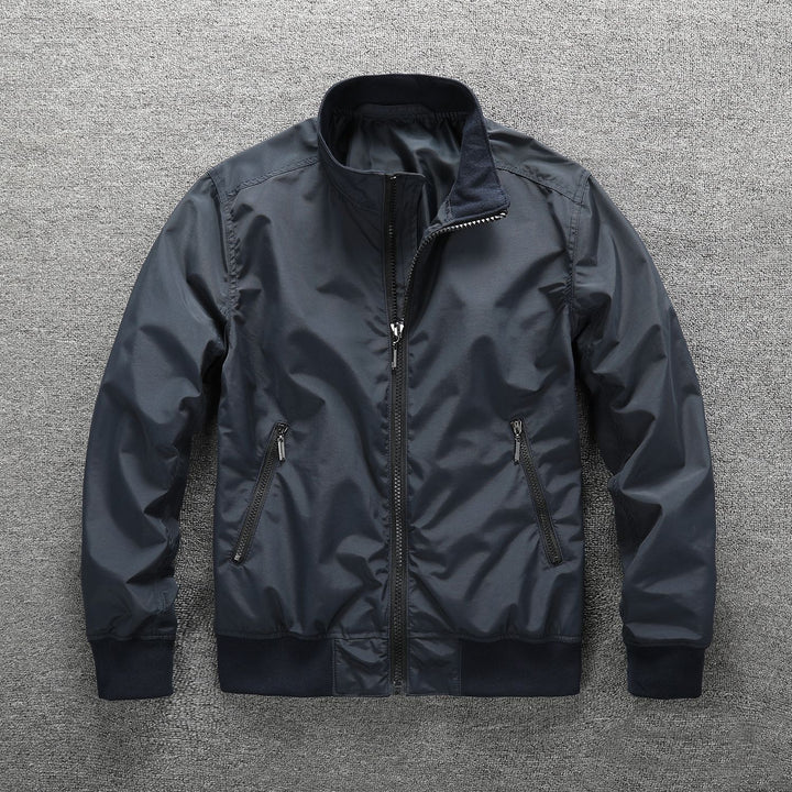 Herren Leichter Windbreaker-Blouson mit Stehkragen Echoarchiv