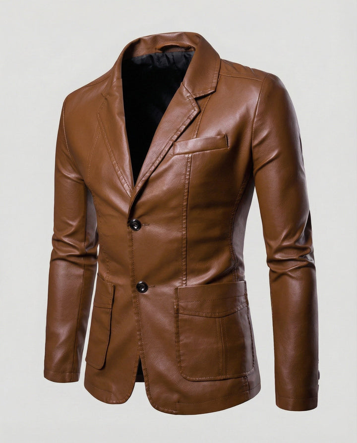 Herren Lederblazer elegant