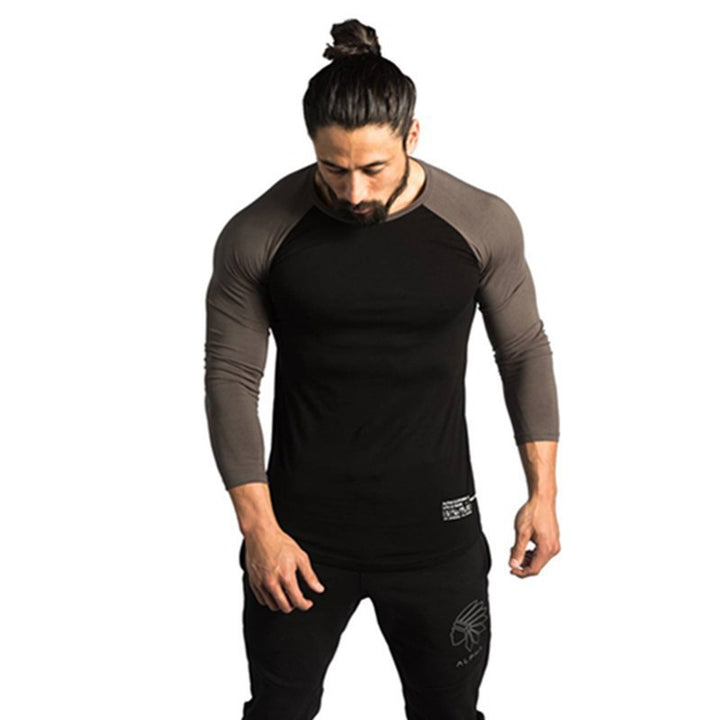 Herren Raglan Langarmshirt mit Rundhalsausschnitt Echoarchiv