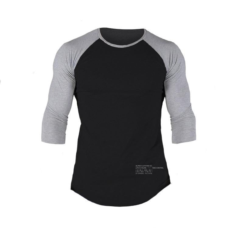 Herren Raglan Langarmshirt mit Rundhalsausschnitt Echoarchiv