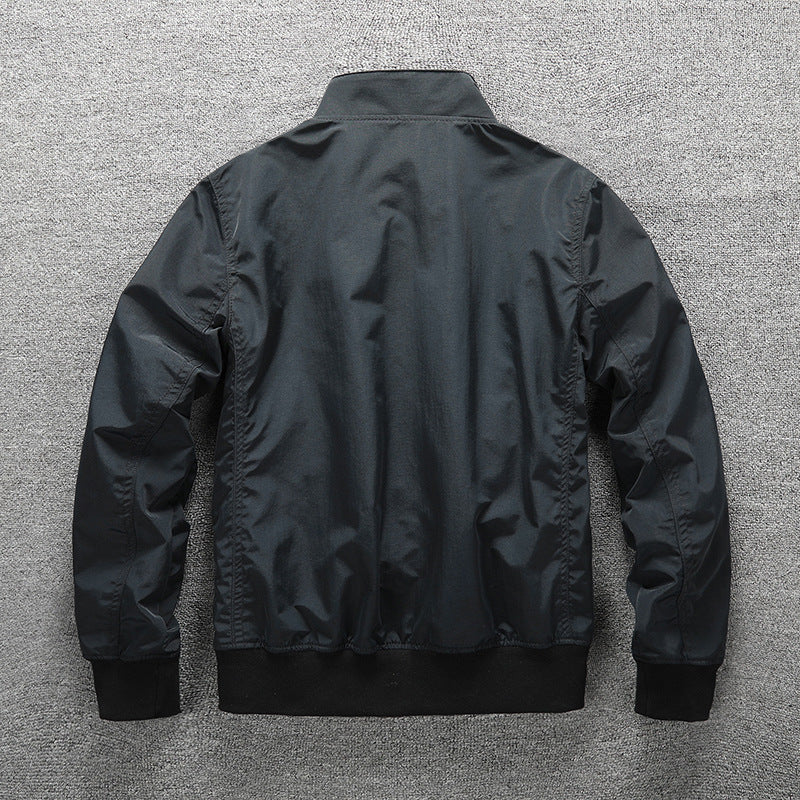Herren Leichter Windbreaker-Blouson mit Stehkragen Echoarchiv