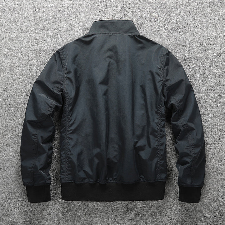 Herren Leichter Windbreaker-Blouson mit Stehkragen Echoarchiv