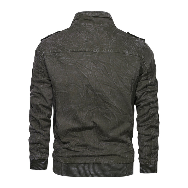 Herren lässige Bikerjacke Echoarchiv