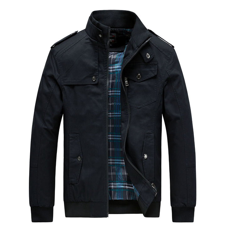 Herren stylische Utility-Jacke mit multifunktionalen Taschen Echoarchiv