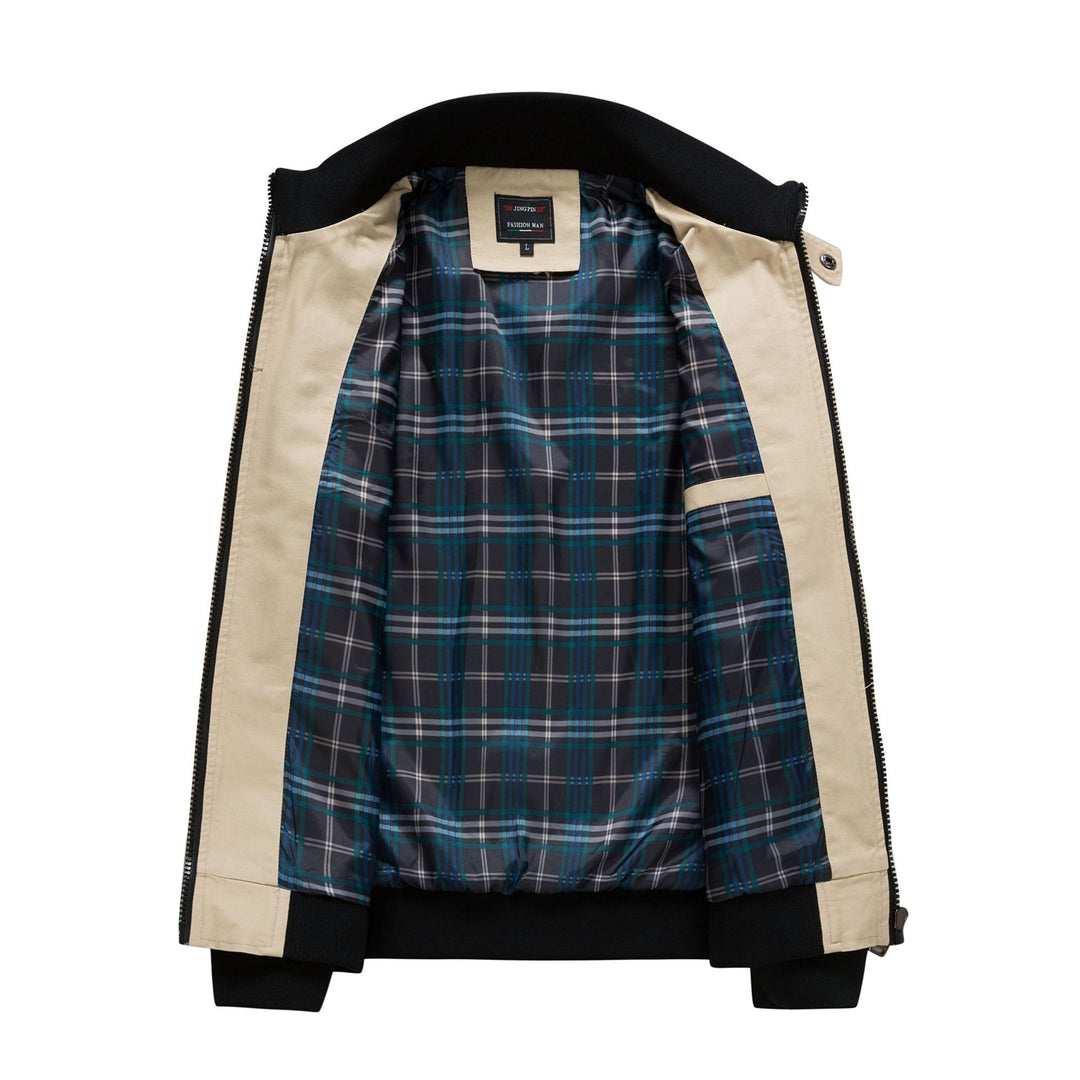 Herren stylische Utility-Jacke mit multifunktionalen Taschen Echoarchiv