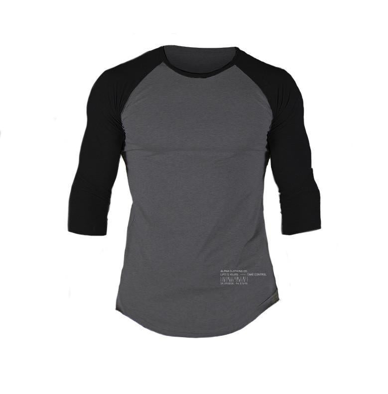 Herren Raglan Langarmshirt mit Rundhalsausschnitt Echoarchiv