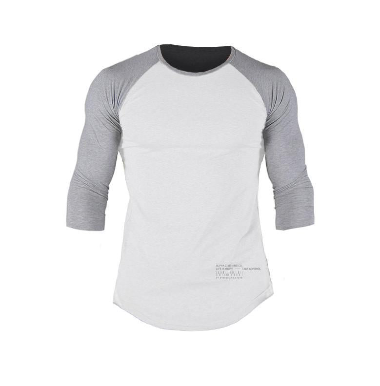 Herren Raglan Langarmshirt mit Rundhalsausschnitt Echoarchiv