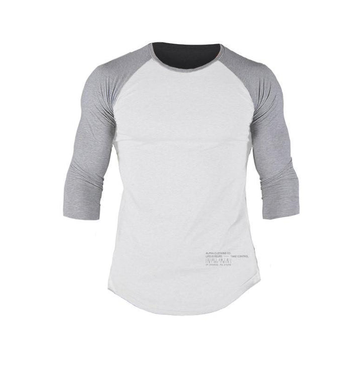 Herren Raglan Langarmshirt mit Rundhalsausschnitt Echoarchiv