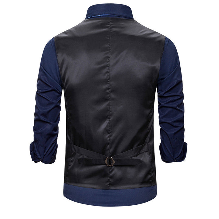 Herren elegante Brokat-Weste im luxuriösen Design Echoarchiv