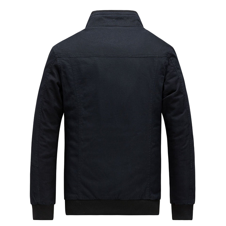 Herren gefütterte Übergangsjacke mit praktischen Taschen Echoarchiv