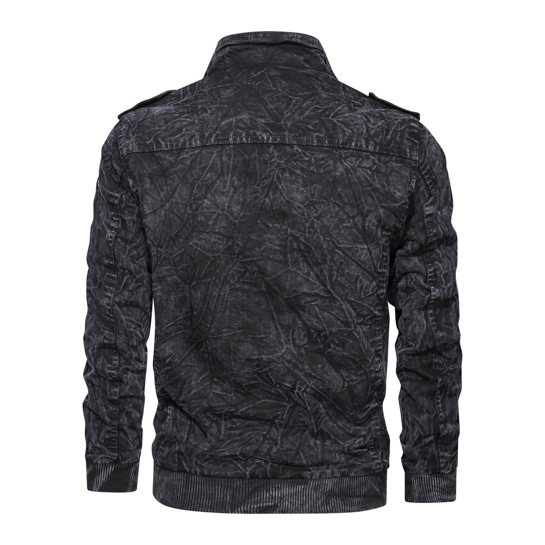 Herren lässige Bikerjacke Echoarchiv