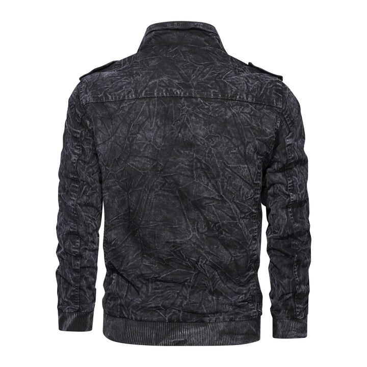 Herren lässige Bikerjacke Echoarchiv