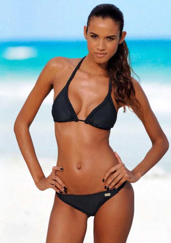 Damen Triangel-Bikini mit schmalen Trägern und verstellbarer Passform Echo Archiv