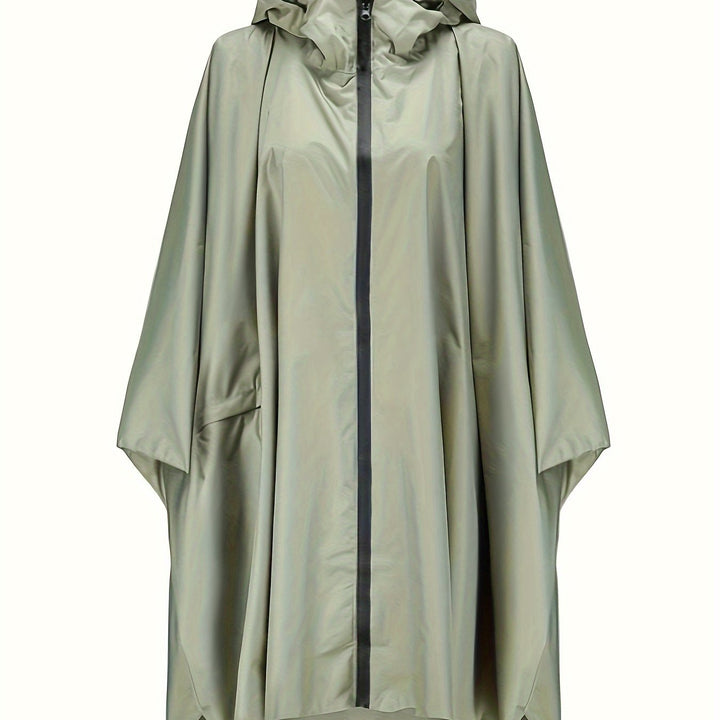 Echoarchiv | Wasserdichter Regenponcho mit Kapuze