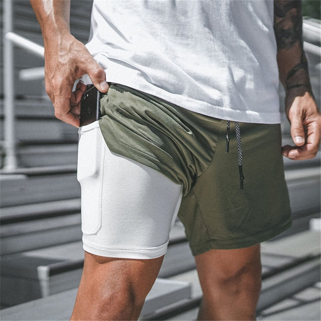 Herren Funktionsshorts mit integrierter Sicherheitsstasche Echoarchiv
