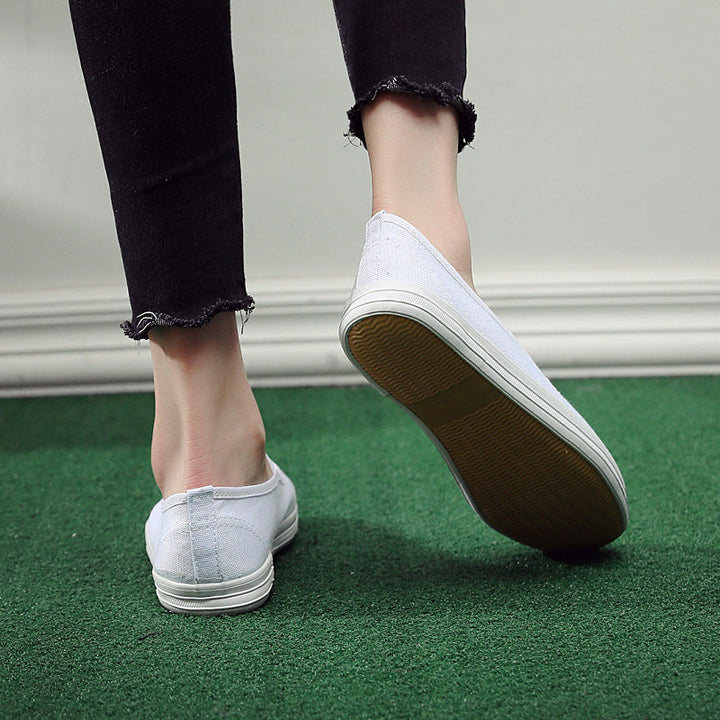 Damen bequeme Slip-On Sneakers mit elastischen Riemen Echo Archiv