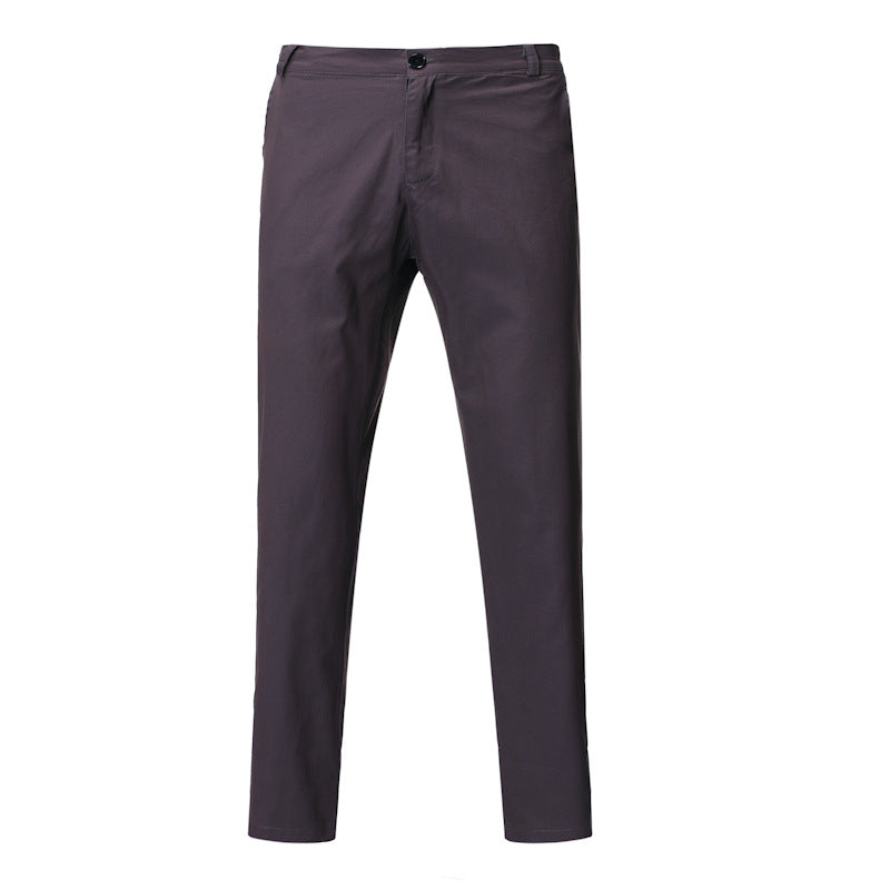 Herren bequeme Chinohose mit modernem Schnitt und elastischem Bund Echoarchiv