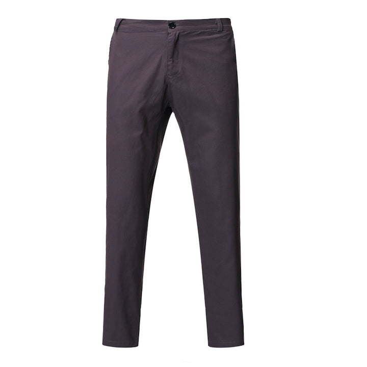 Herren bequeme Chinohose mit modernem Schnitt und elastischem Bund Echoarchiv