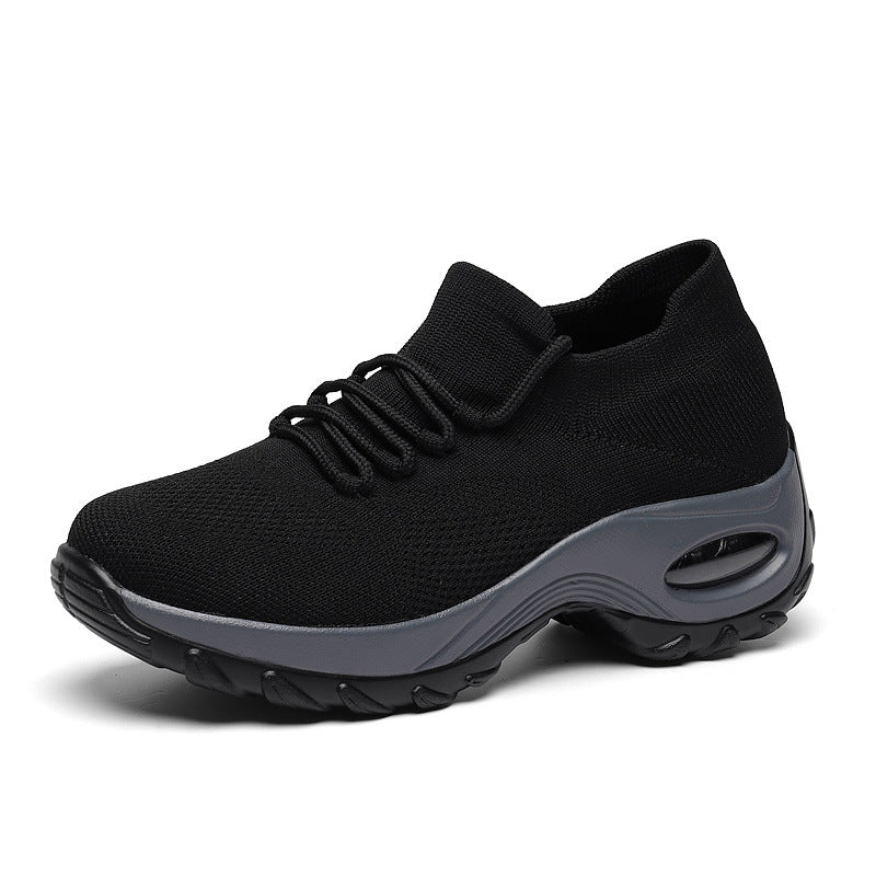 Damen nan gestrickter Sockensneaker mit Luftkissenlaufsohle und elastischem Strickobermaterial Echo Archiv
