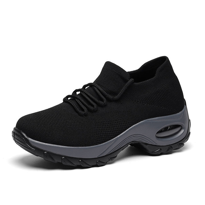 Damen nan gestrickter Sockensneaker mit Luftkissenlaufsohle und elastischem Strickobermaterial Echo Archiv