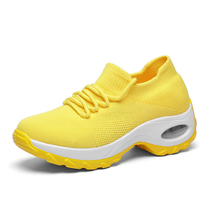 Damen nan gestrickter Sockensneaker mit Luftkissenlaufsohle und elastischem Strickobermaterial Echo Archiv