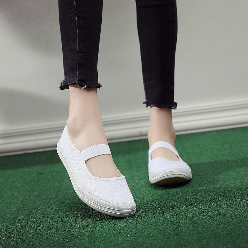 Damen bequeme Slip-On Sneakers mit elastischen Riemen Echo Archiv