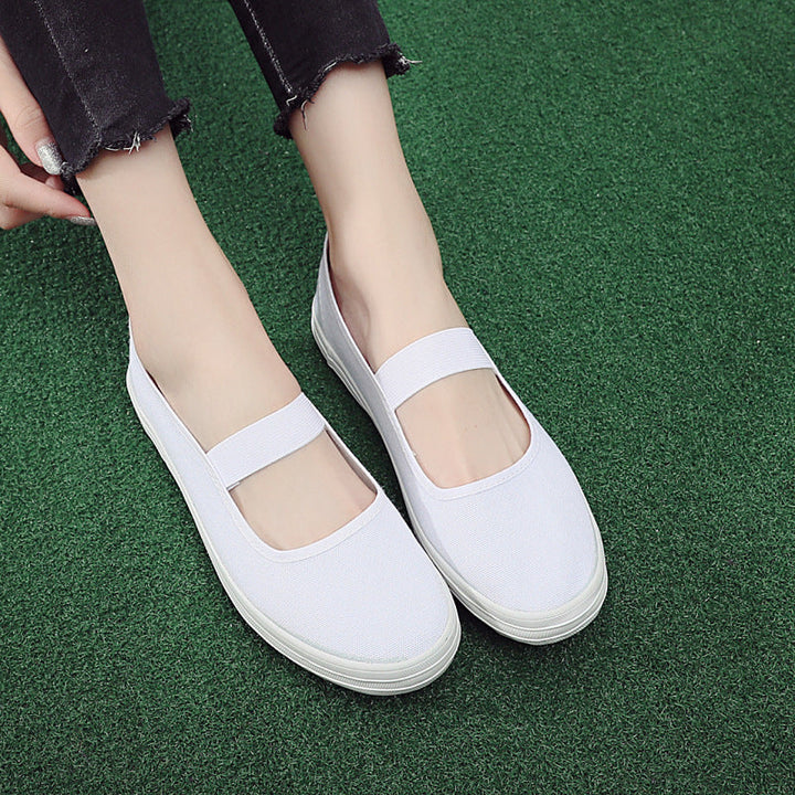 Damen bequeme Slip-On Sneakers mit elastischen Riemen Echo Archiv