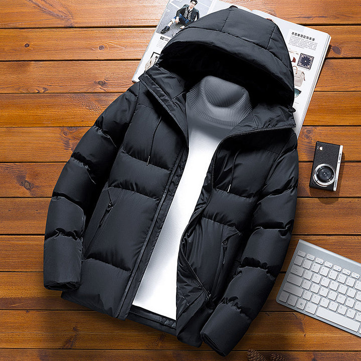 Herren praktische Winterjacke mit abnehmbarer Kapuze Echoarchiv