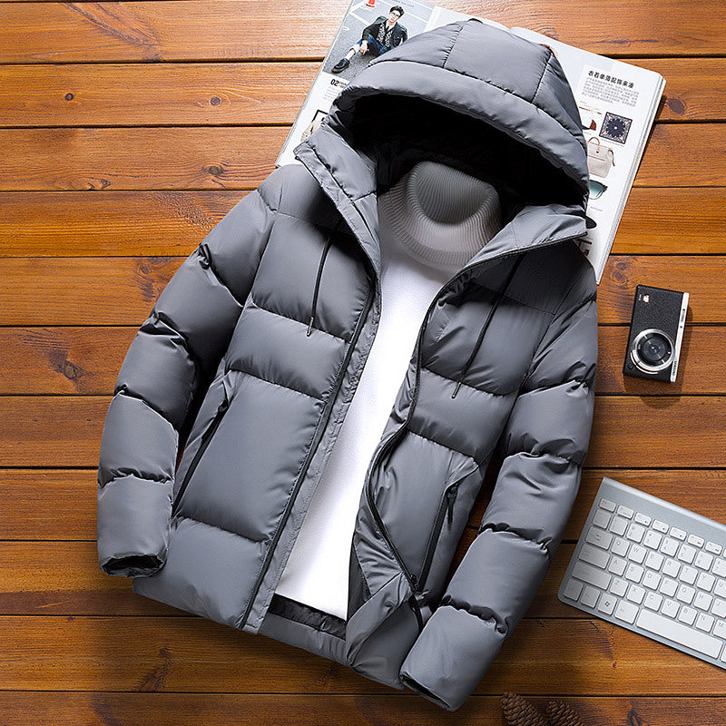 Herren isolierte Outdoor-Jacke mit abnehmbarer Kapuze Echoarchiv