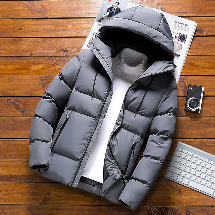 Herren isolierte Outdoor-Jacke mit abnehmbarer Kapuze Echoarchiv