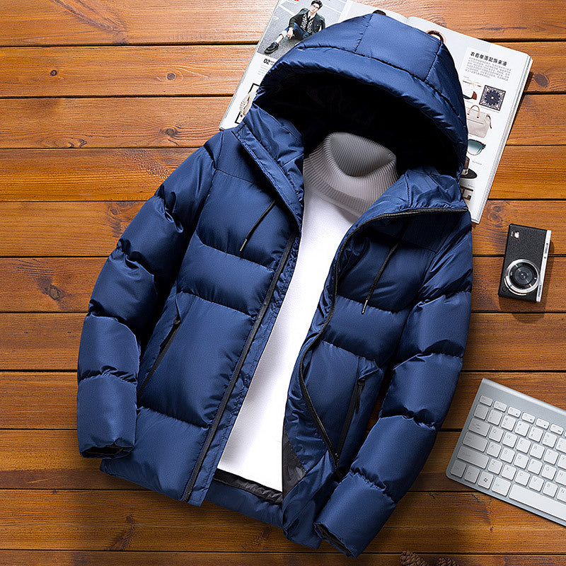 Herren isolierte Outdoor-Jacke mit abnehmbarer Kapuze Echoarchiv