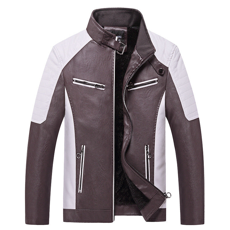 Herren modische Kunstlederjacke Echo Archiv