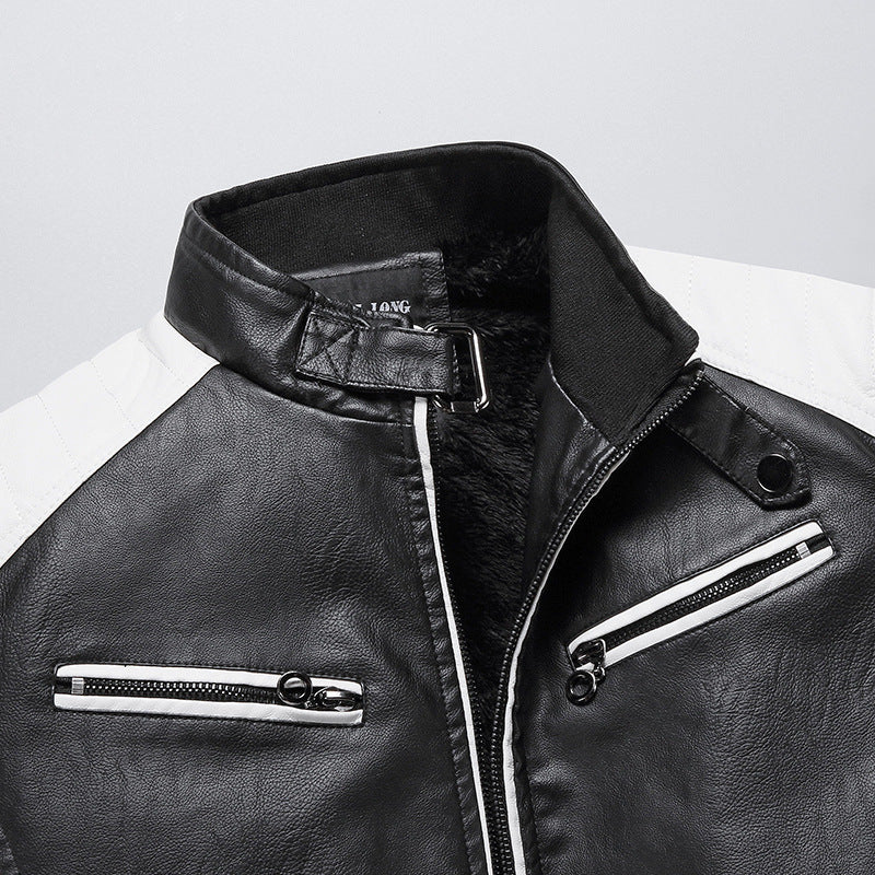 Herren modische Kunstlederjacke Echo Archiv