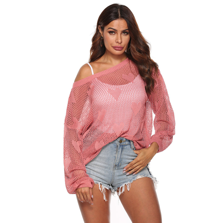 Damen luftiger Netzpullover Echo Archiv