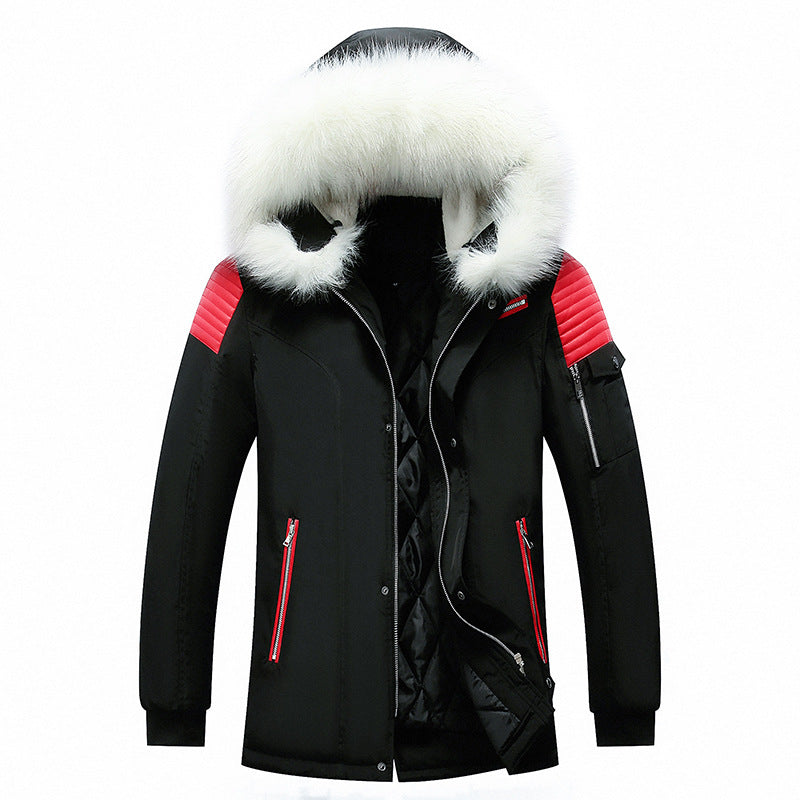 Herren Winterparka mit abnehmbarem Kunstfellkragen Echoarchiv