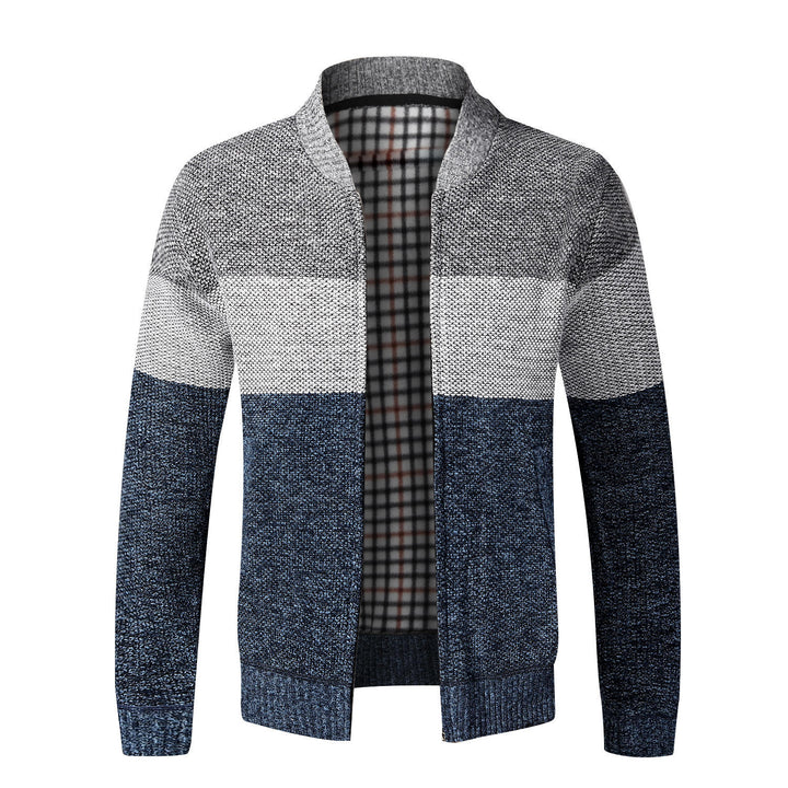 Herren sportlicher Strickcardigan mit modernem Design Echoarchiv