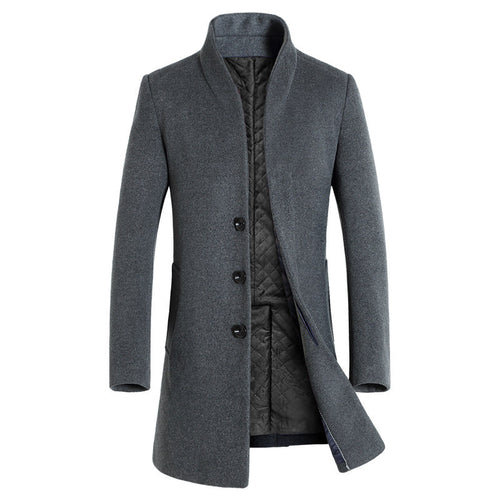 Herren elegante Steppjacke mit hohem Kragen und modischem Schnitt Echoarchiv