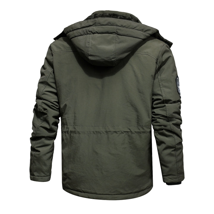 Herren Winterparka mit abnehmbarer Kapuze und Kunstfellbesatz Echoarchiv