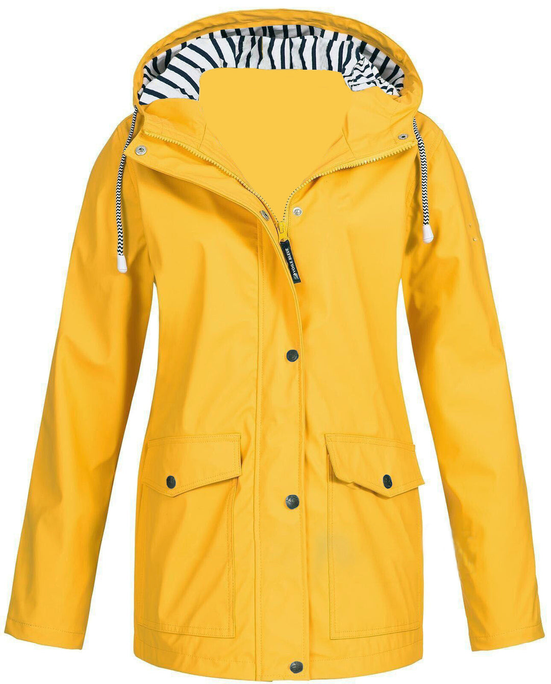 Damen nan wasserdichter Parka mit Kapuze, Kordelzug und aufgesetzten Taschen Echo Archiv
