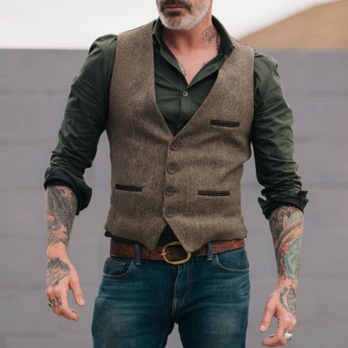 Herren Weste mit Elegante Echoarchiv