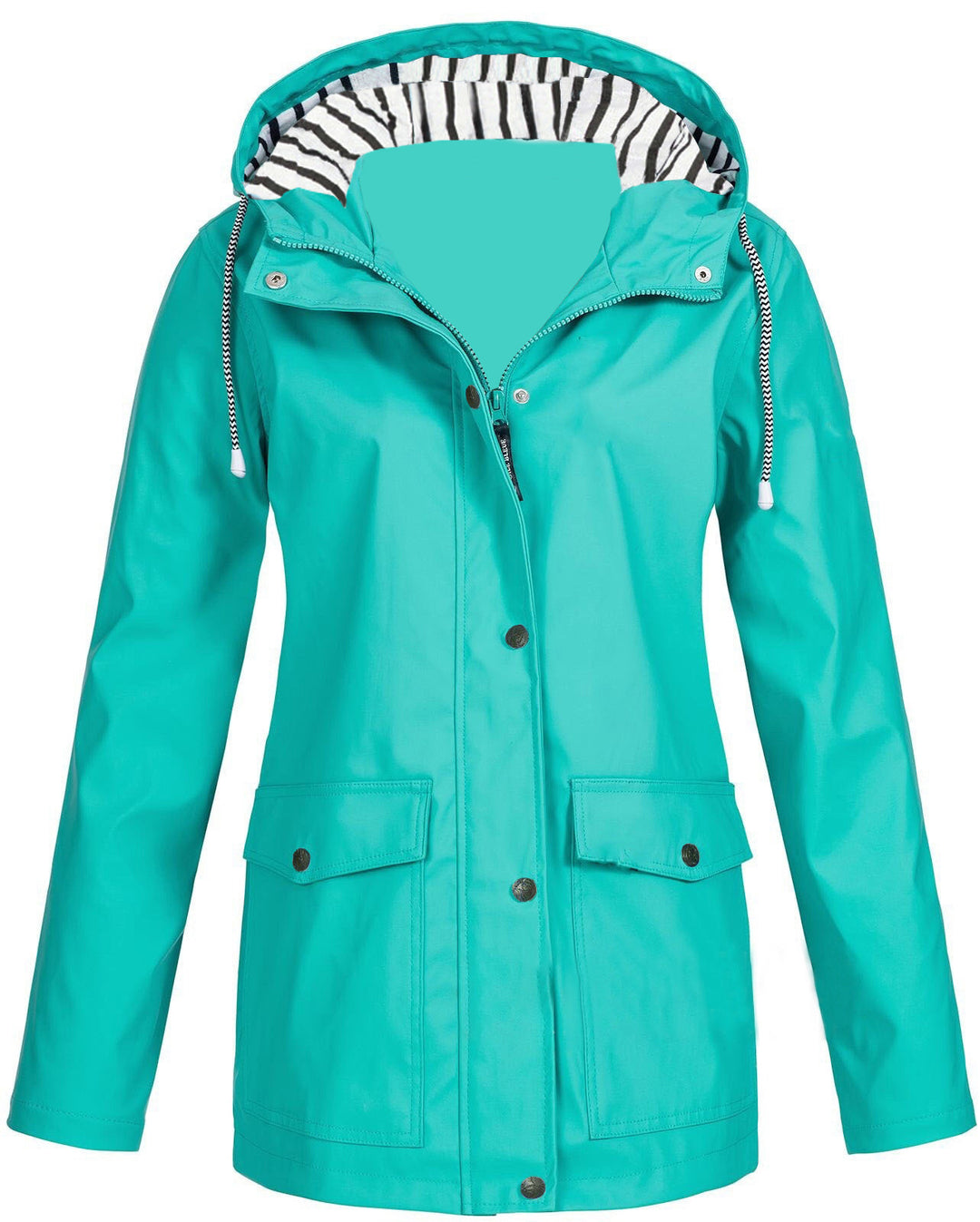 Damen nan wasserdichter Parka mit Kapuze, Kordelzug und aufgesetzten Taschen Echo Archiv