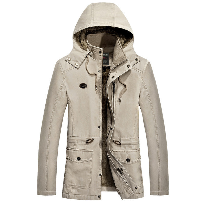 Herren Modische Outdoor-Jacke mit kuscheligem Futter Echo Archiv