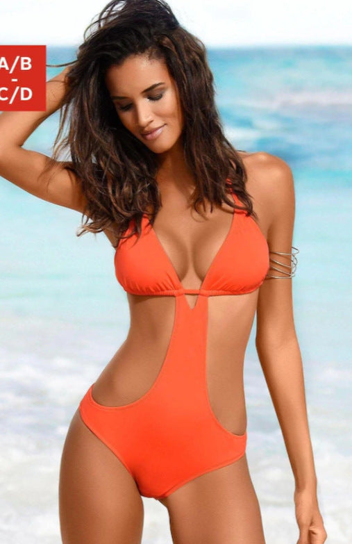 Damen Cut-Out Badeanzug Echo Archiv