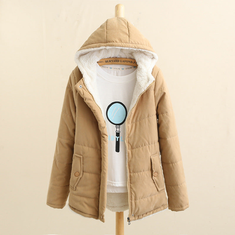 Damen nan gesteppte Kapuzenjacke mit Teddyfutter, verdeckter Druckknopfleiste und aufgesetzten Taschen Echo Archiv
