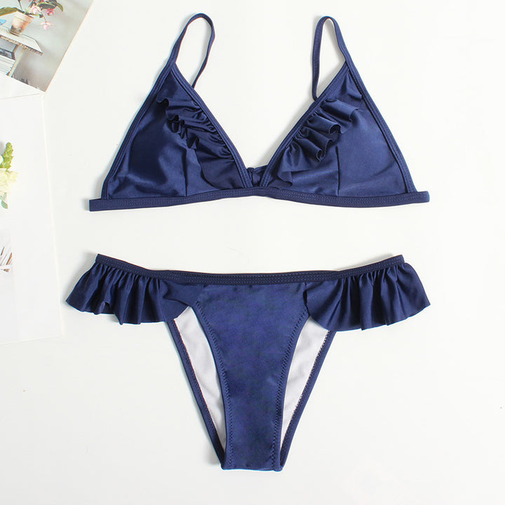 Damen Rüschenschnitte Bikini-Set Echo Archiv