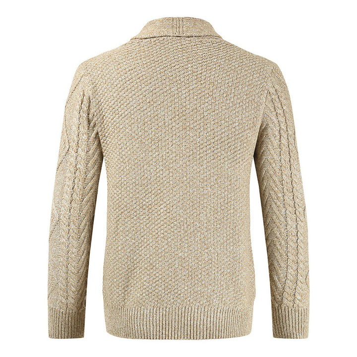 Herren nan Strickcardigan mit Zopfmuster und Schalkragen Echo Archiv