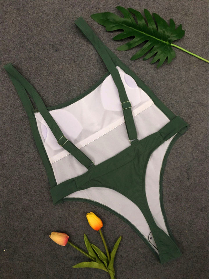 Damen Freizeit-Badeanzug mit verstellbaren Trägern Echo Archiv