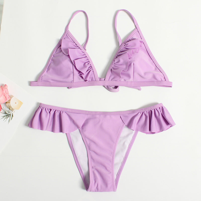 Damen Rüschenschnitte Bikini-Set Echo Archiv