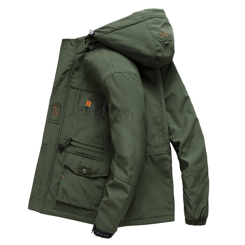 Herren wetterfeste Hybridjacke mit fleecegefüttertem Innenfutter Echoarchiv